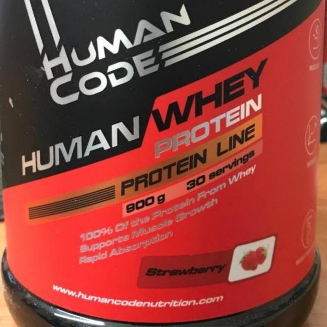 Фото - Whey protein strawberry Human Code