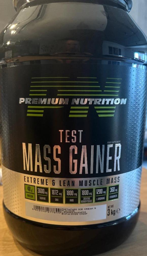 Фото - Test mass gainer Premium Nutrition