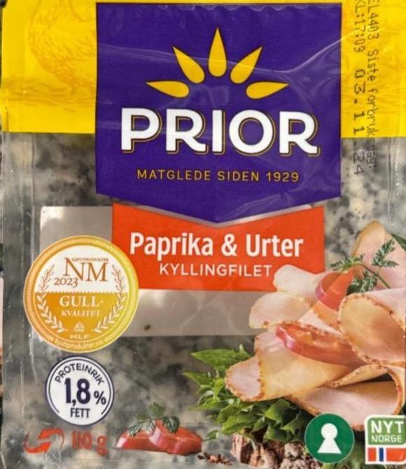 Фото - Paprika urter kyllingfilet Prior