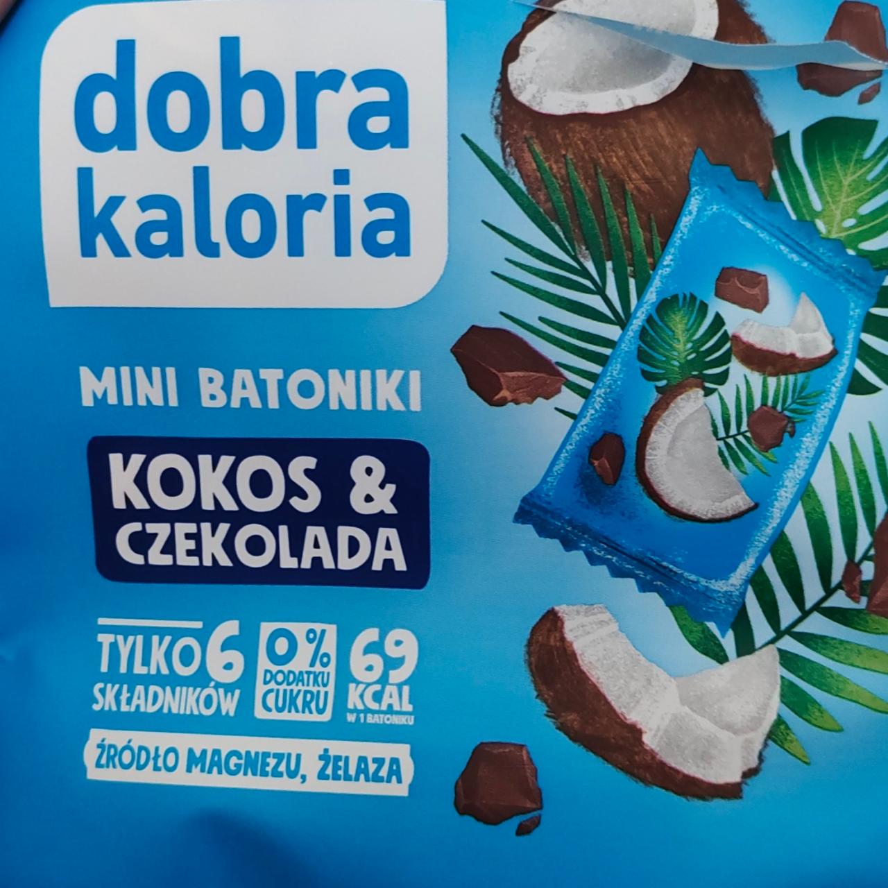 Фото - Mini batoniki kokos & czekolada Dobra Kaloria