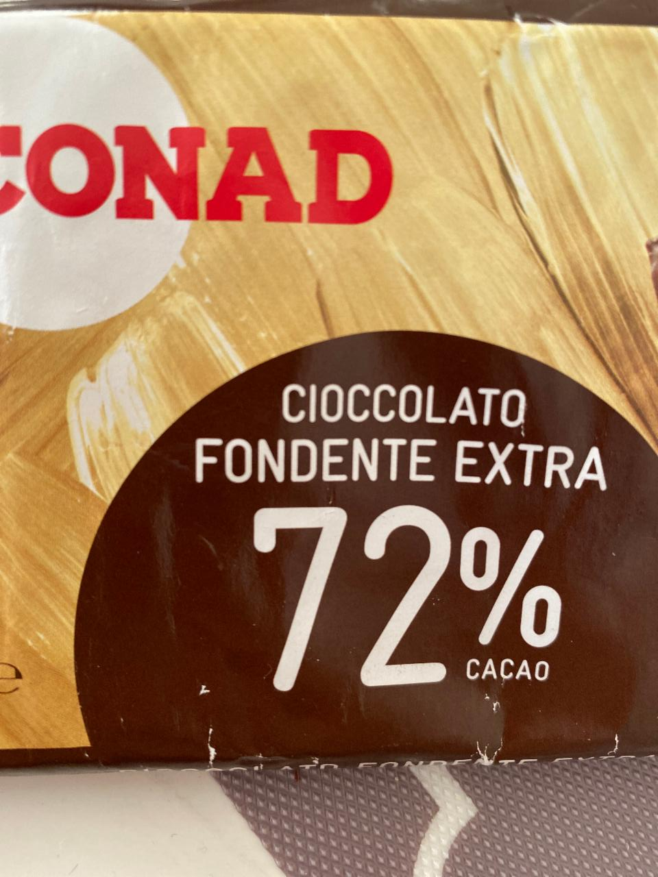 Фото - Шоколад чорний 72% Conad