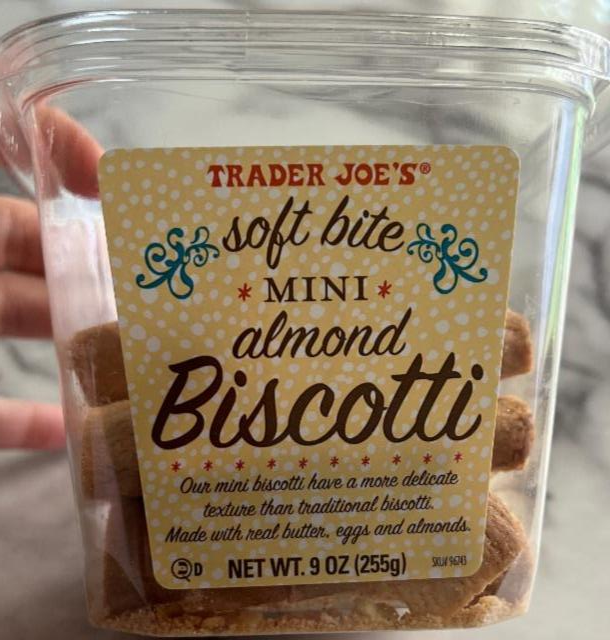 Фото - Міні-мигдальне біскотті Soft Bite Trader Joe's