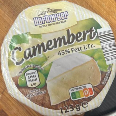 Фото - Camembert 45% Fett Hofburger