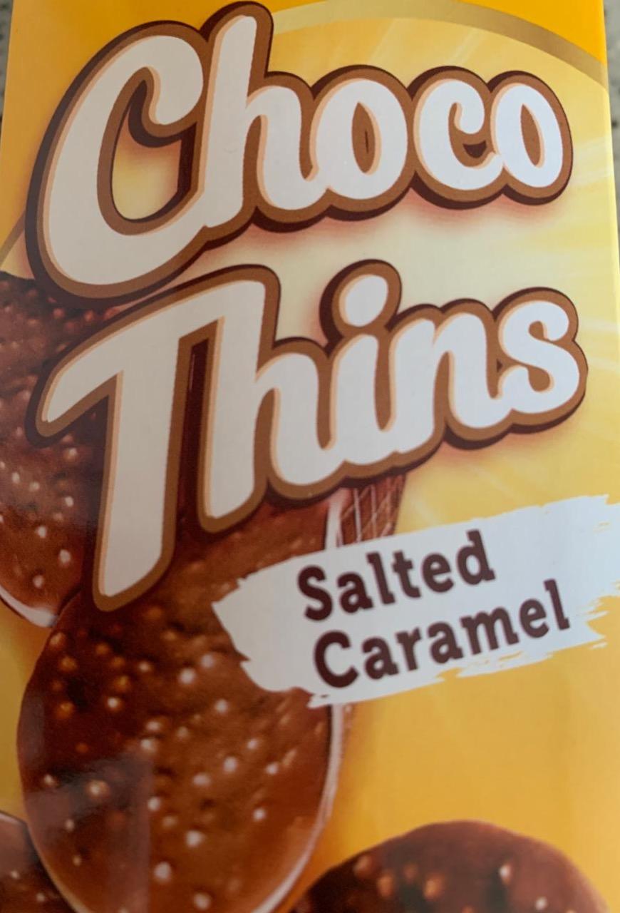 Фото - Choco thins salted caramel Lidl