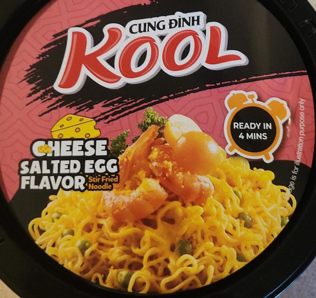 Фото - Cheese salted egg flavor stir fried noodle Cung Dinh Kool