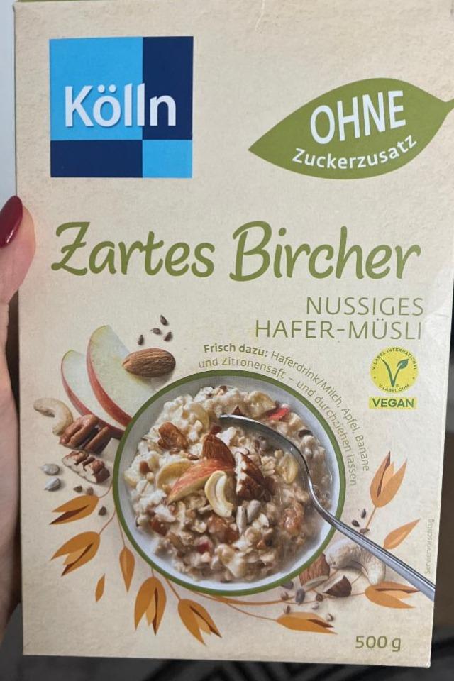 Фото - Zartes Bircher Nussiges Hafer-Musli Kölln