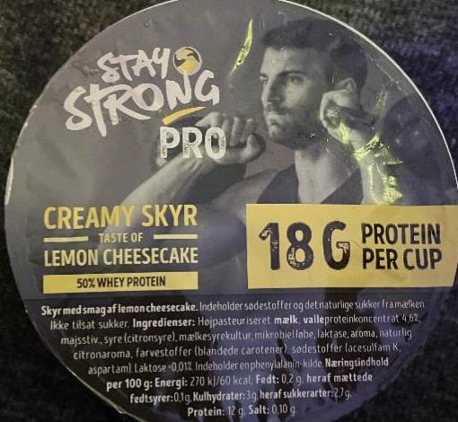 Фото - Creamy skyr taste of lemon cheesecake Stay Strong