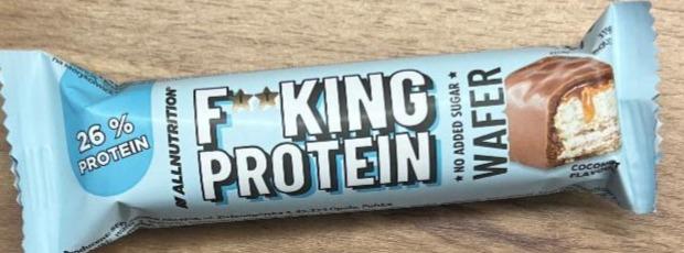 Фото - F**king protein wafer coconut flavour Allnutrition