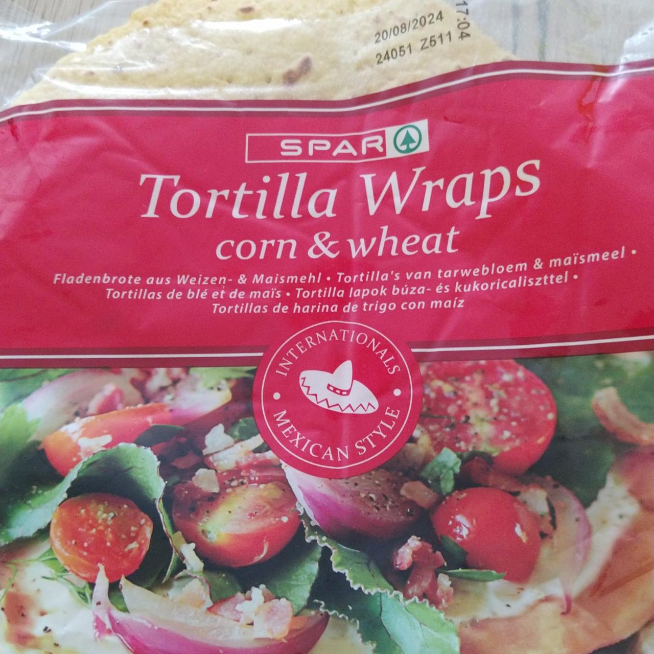 Фото - Tortilla wraps corn & wheat Spar