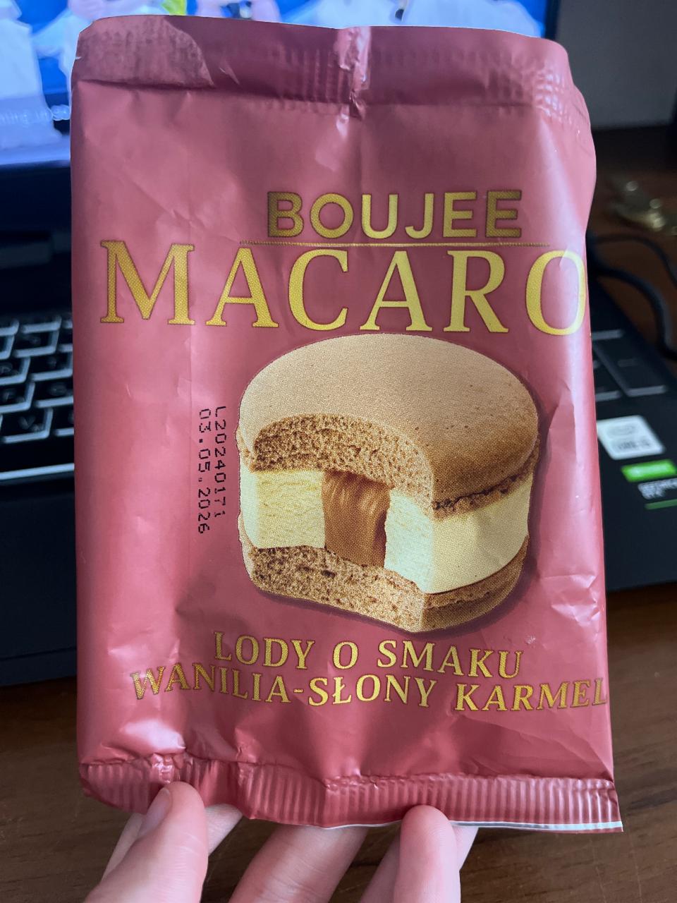 Фото - Macaron lody o smaku słony karmel Boujee