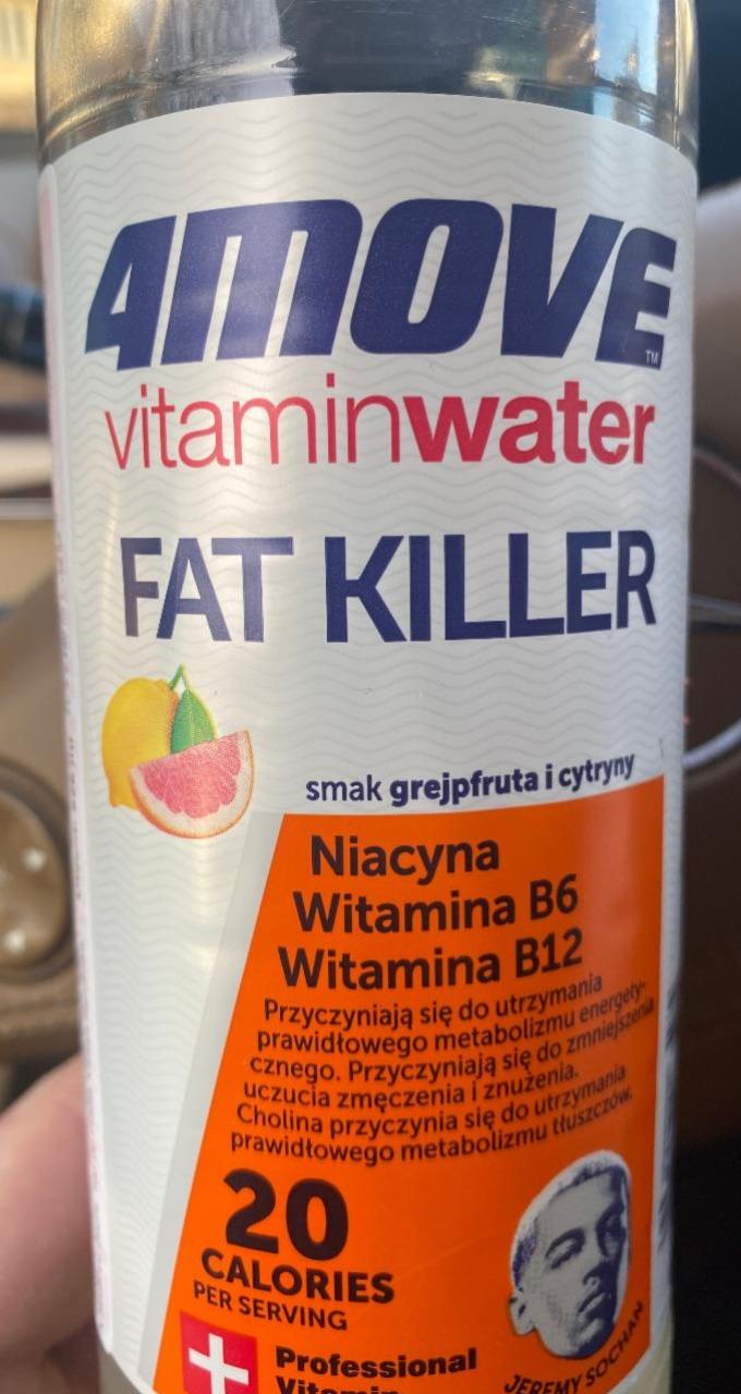 Фото - Vitamin Water Fat Killer smak grejpfruta i cytryny 4Move