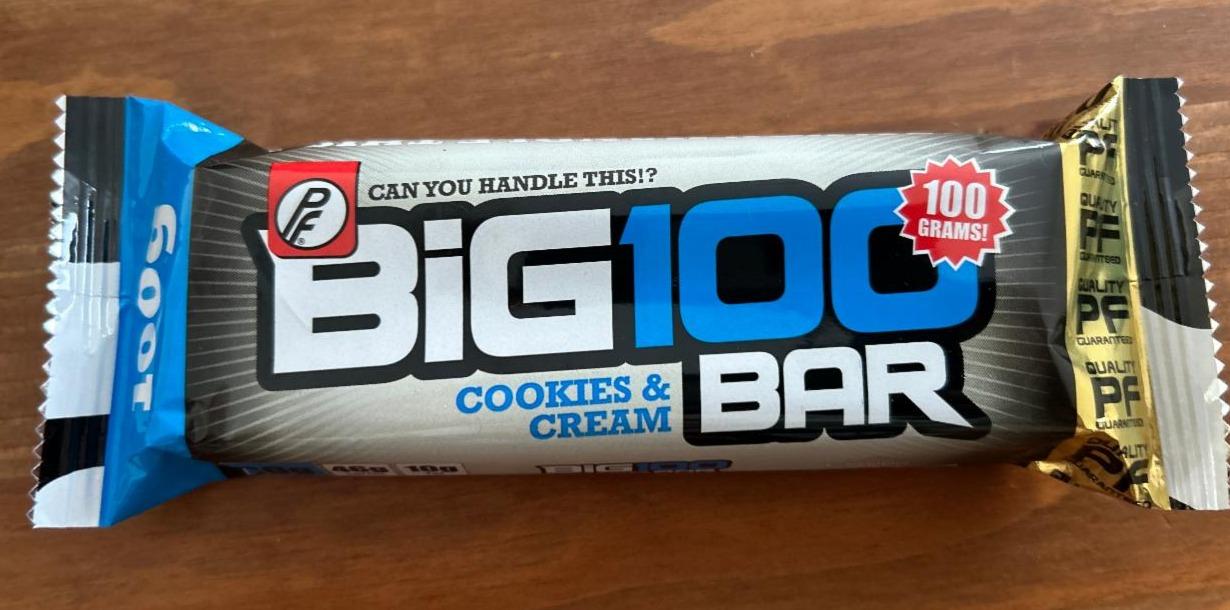 Фото - Big100 bar cookies & cream PF