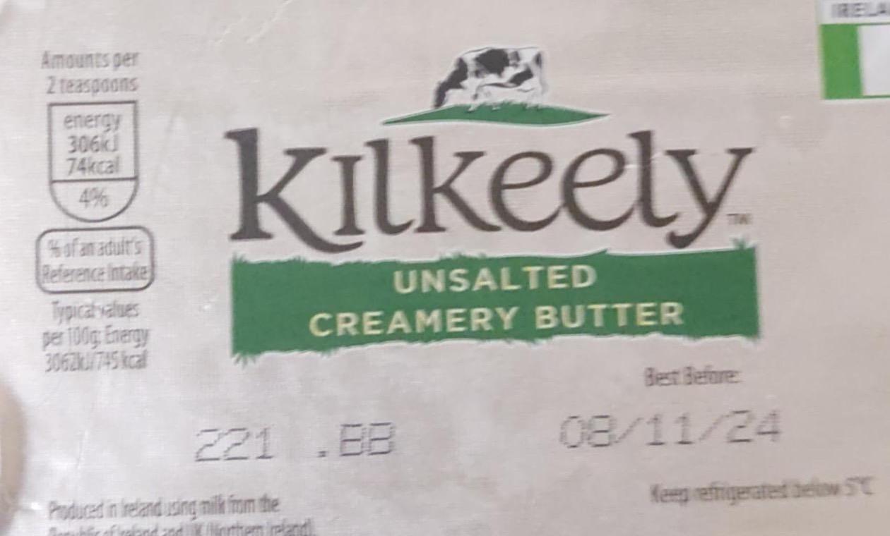 Фото - Kilkeely nsalted creamery butter Aldi