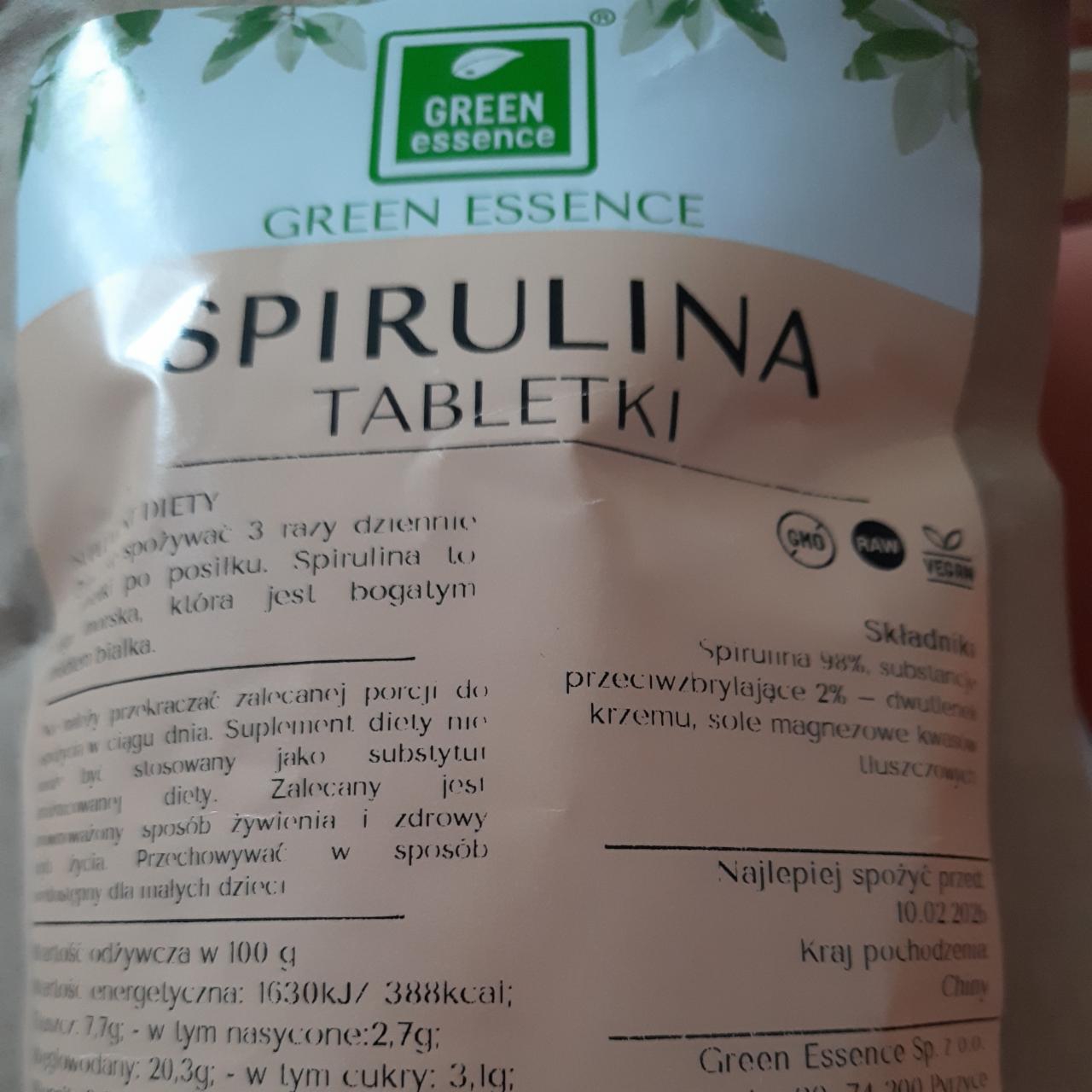 Фото - Spirulina tabletki Green Essence