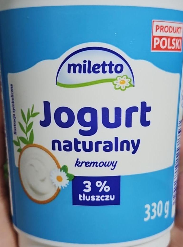 Фото - Jogurt 3% naturalny Miletto