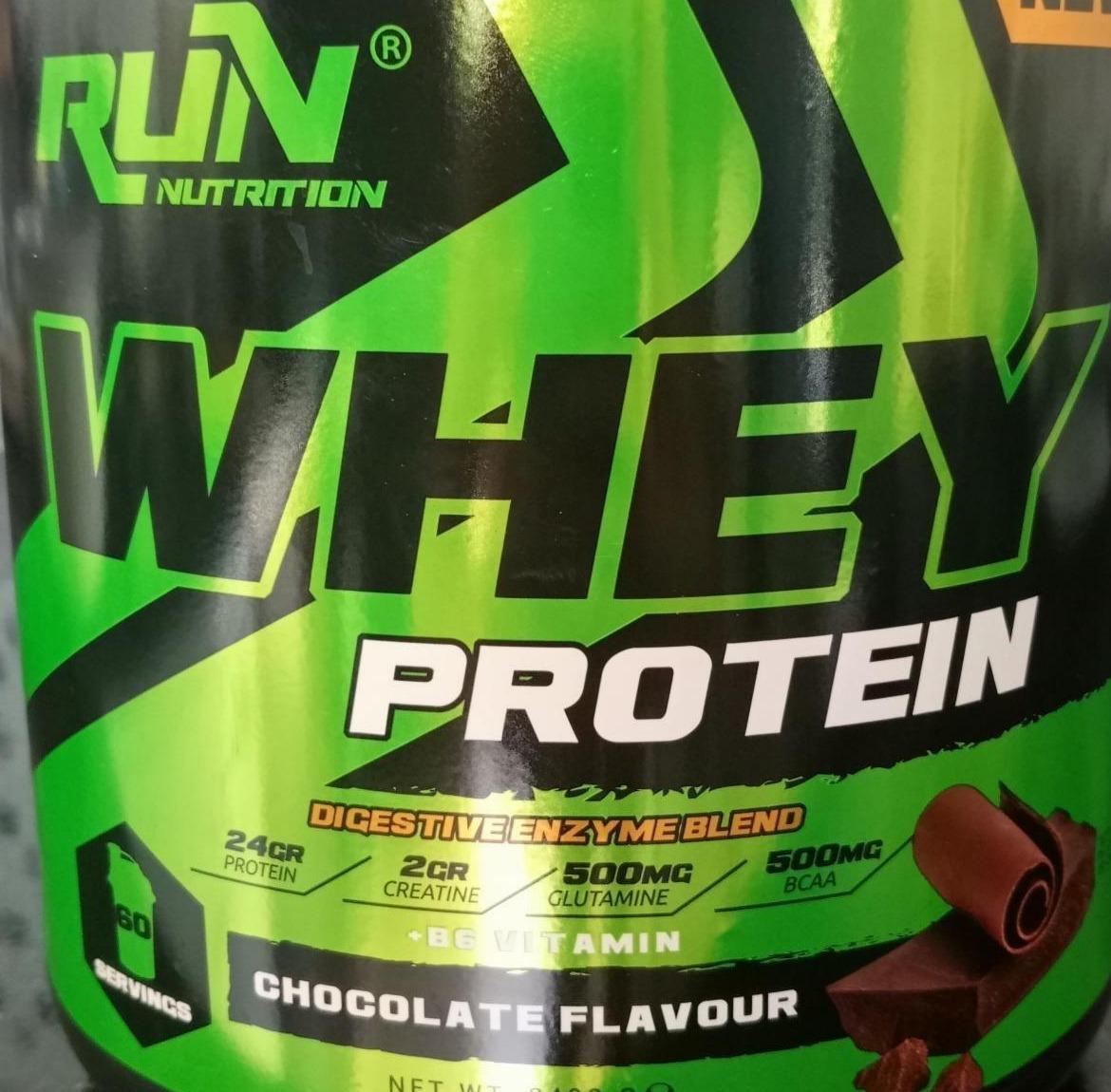 Фото - Whey protein chocolate Run nutrition