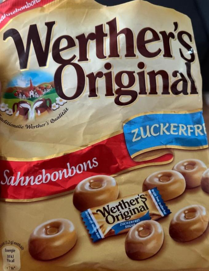 Фото - Sahnebonbons zuckerfree Werther’s Original