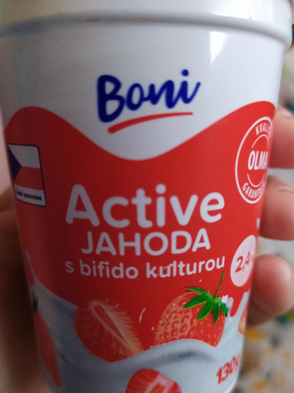 Фото - Active jahoda s bifido kulturou Boni