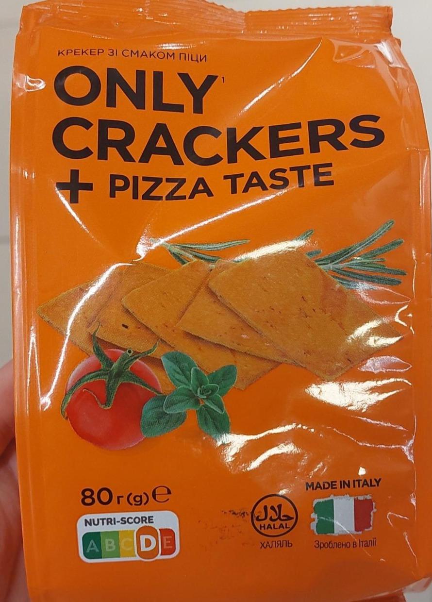 Фото - Крекери зі смаком піци Only Crackers + Pizza Taste Премія