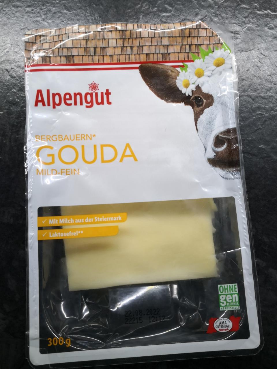 Фото - Сир твердий Gouda Alpengut