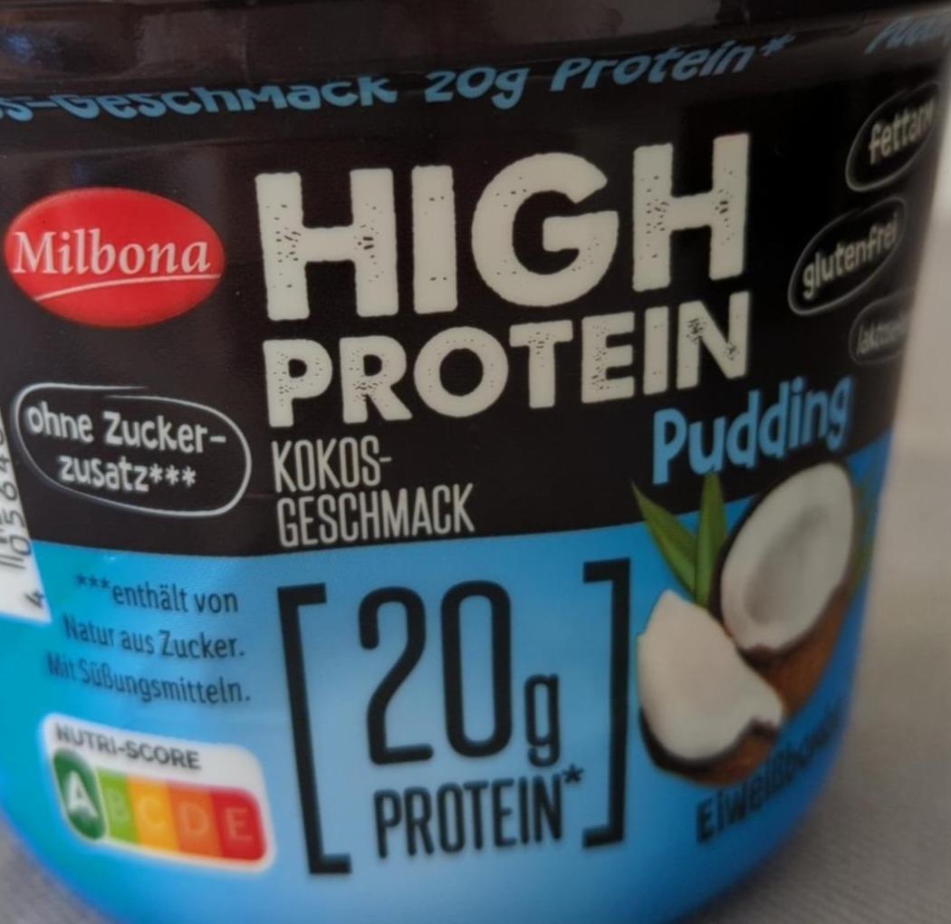 Фото - High protein Pudding Kokos Milbona