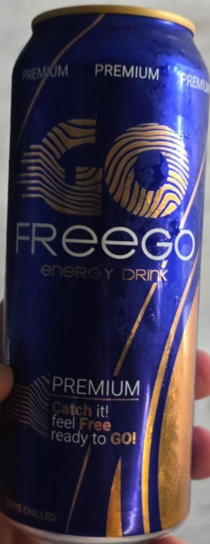 Фото - Енергетич напій Freego Blue Premium