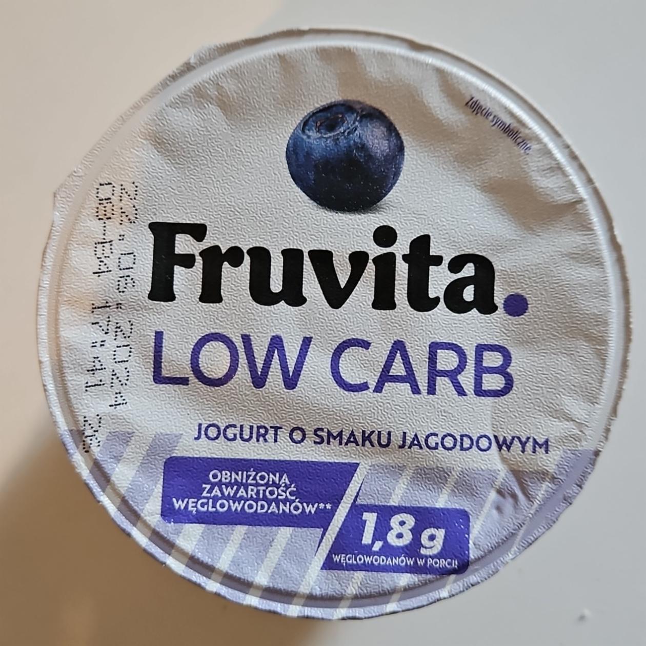 Фото - Jogurt o smaku jagodowym Low Carb FruVita