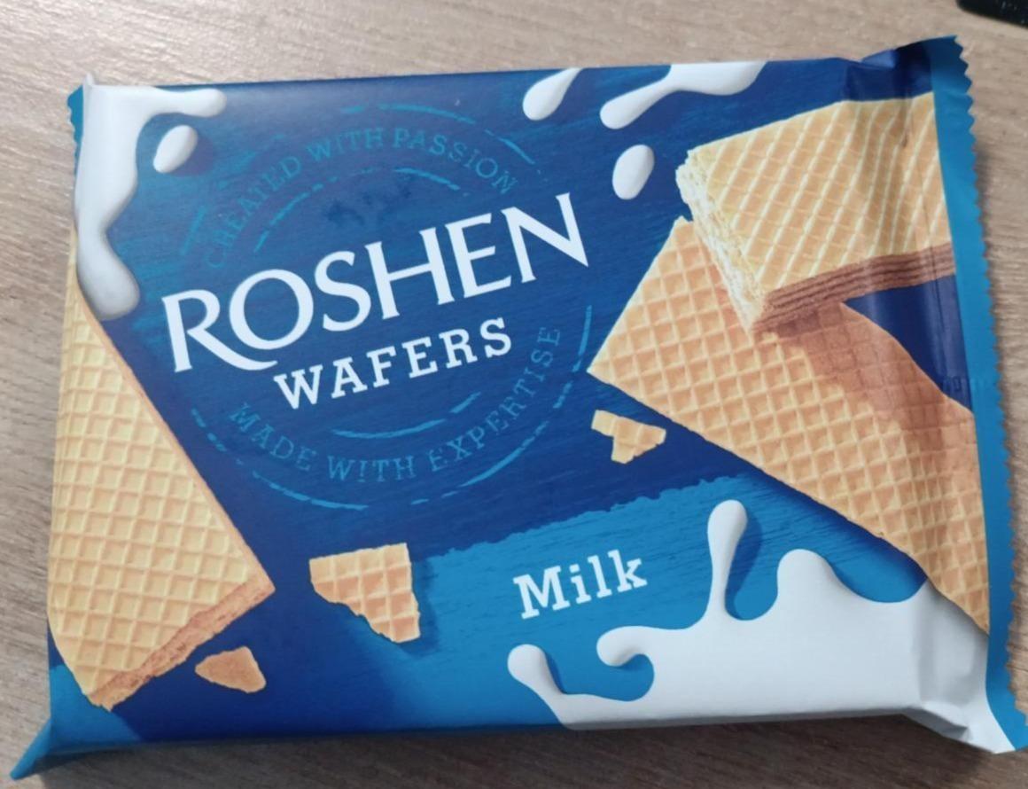 Фото - Вафлі Wafers молоко Roshen