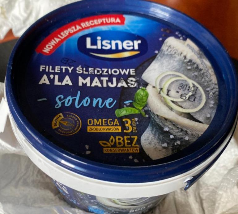 Фото - Classic salted herring fillets a`la matjas Lisner