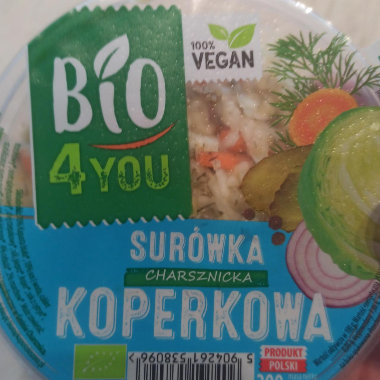 Фото - Surówka koperkowa Charsznicka Bio4you Biedronka