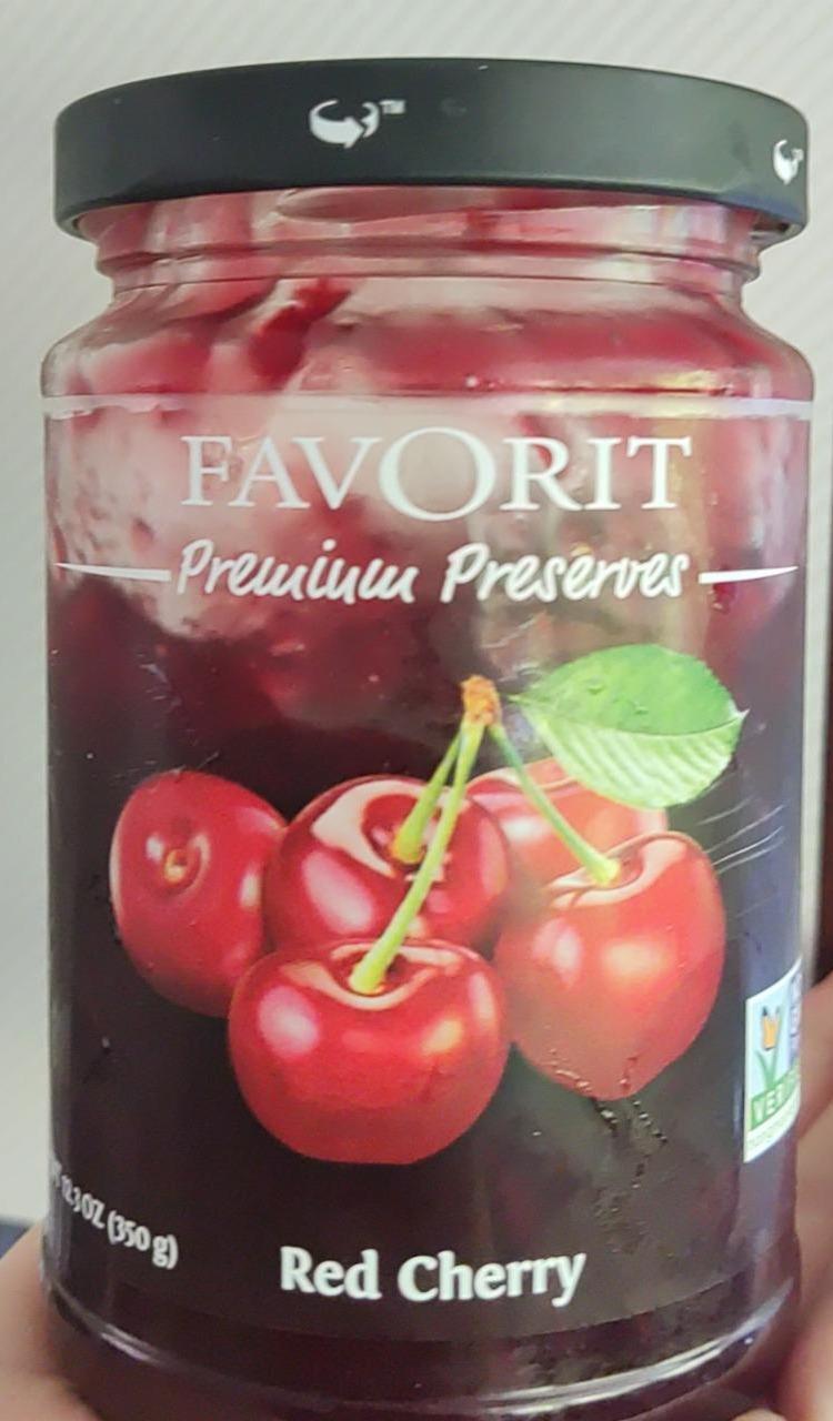 Фото - Premium preserves red cherry Favorit