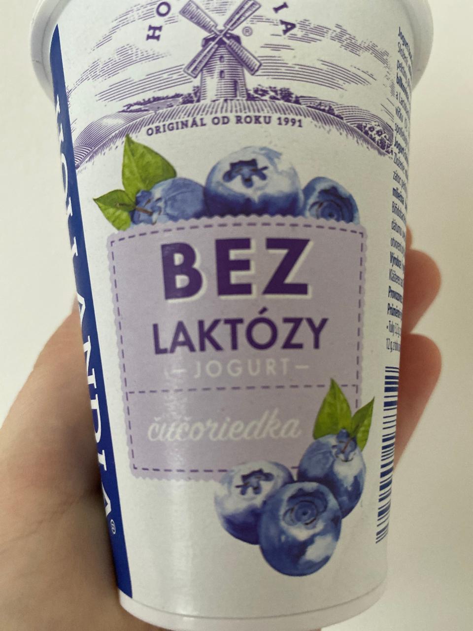 Фото - Bez Laktózy jogurt čučoriedka Hollandia