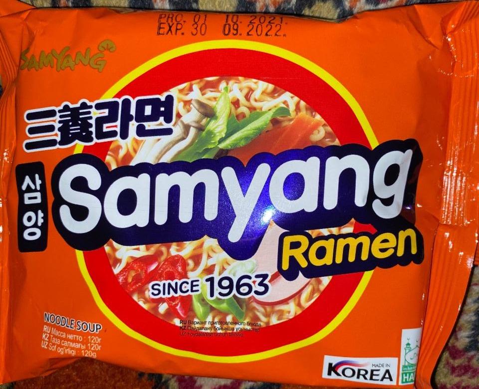 Фото - Локшина швидкого приготування Ramen зі смаком яловичини Samyang