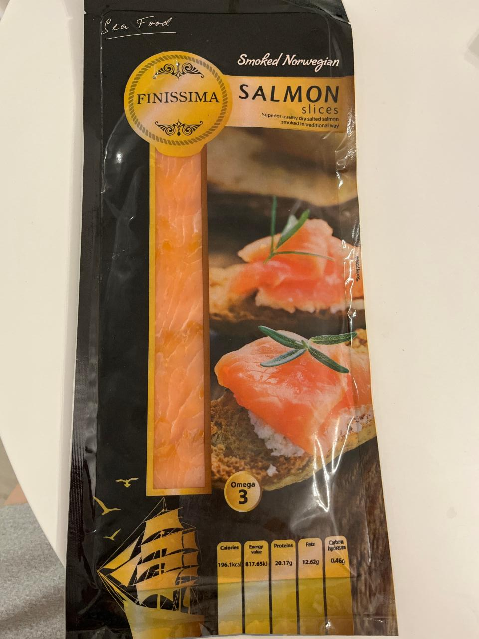 Фото - Лосось копчений Smoked Salmon Slices Finissima