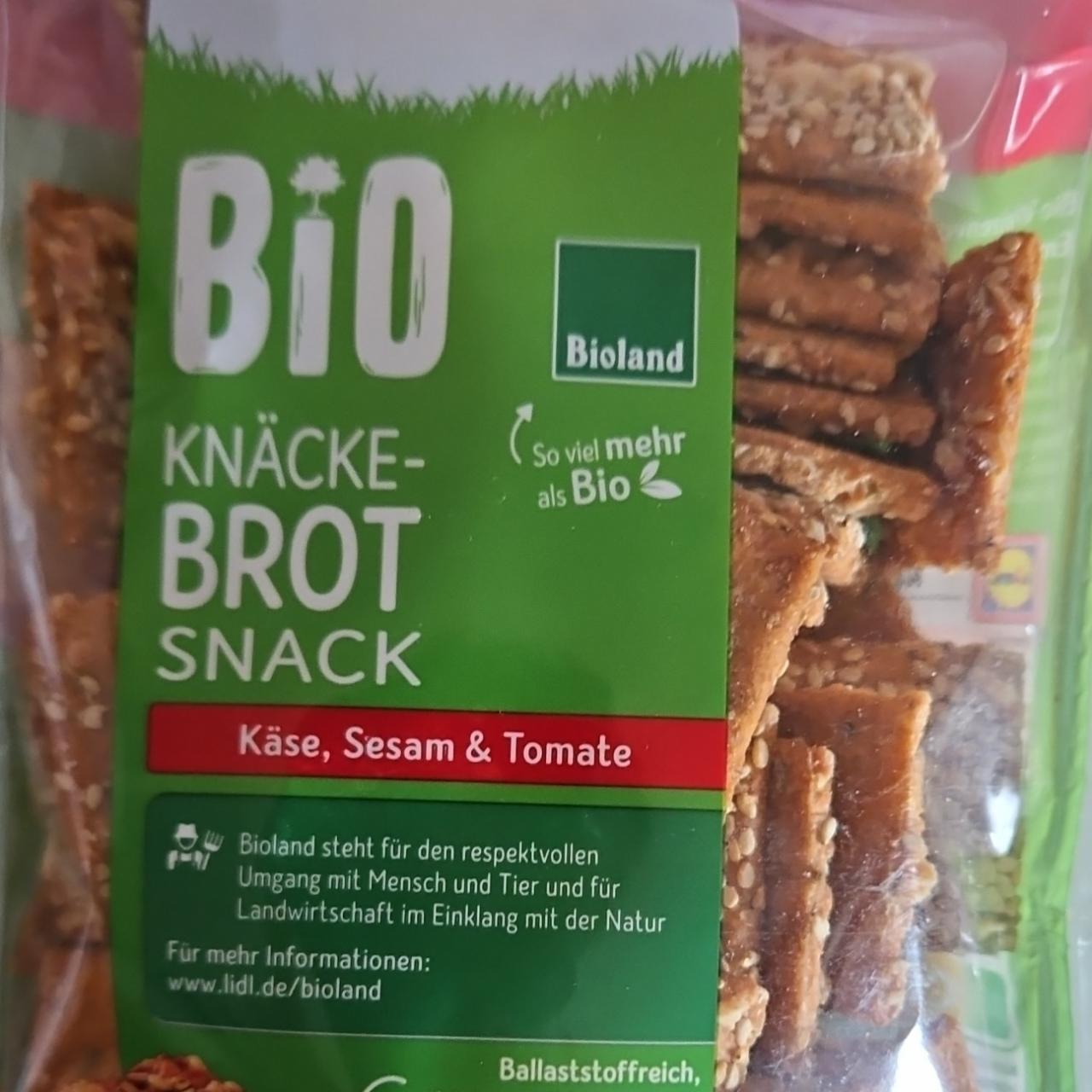 Фото - Bio Knäckebrot Snacks Bioland