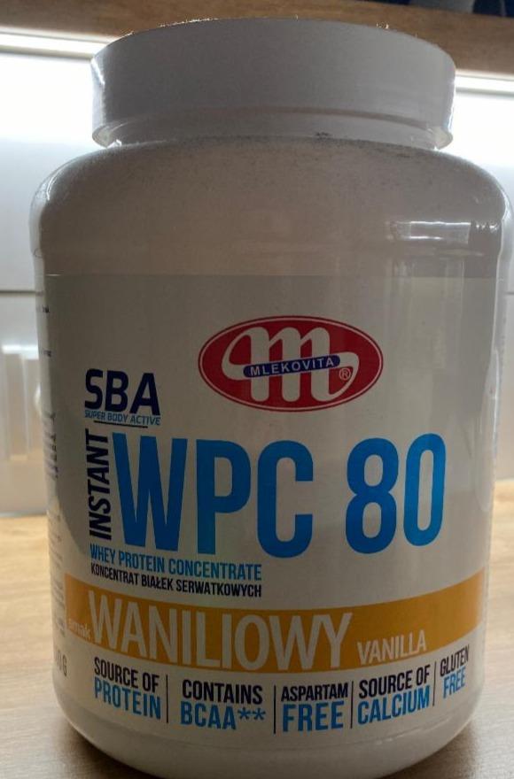 Фото - Протеїн Whey protein concentrate WPC 80 waniliowy Mlekovita