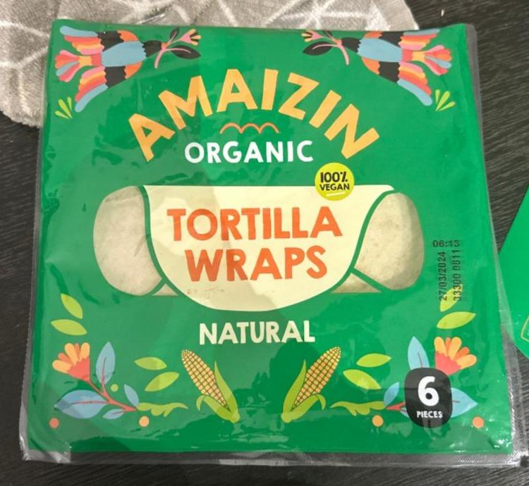 Фото - Тортилья Tortilla Wraps Amaizin Organic