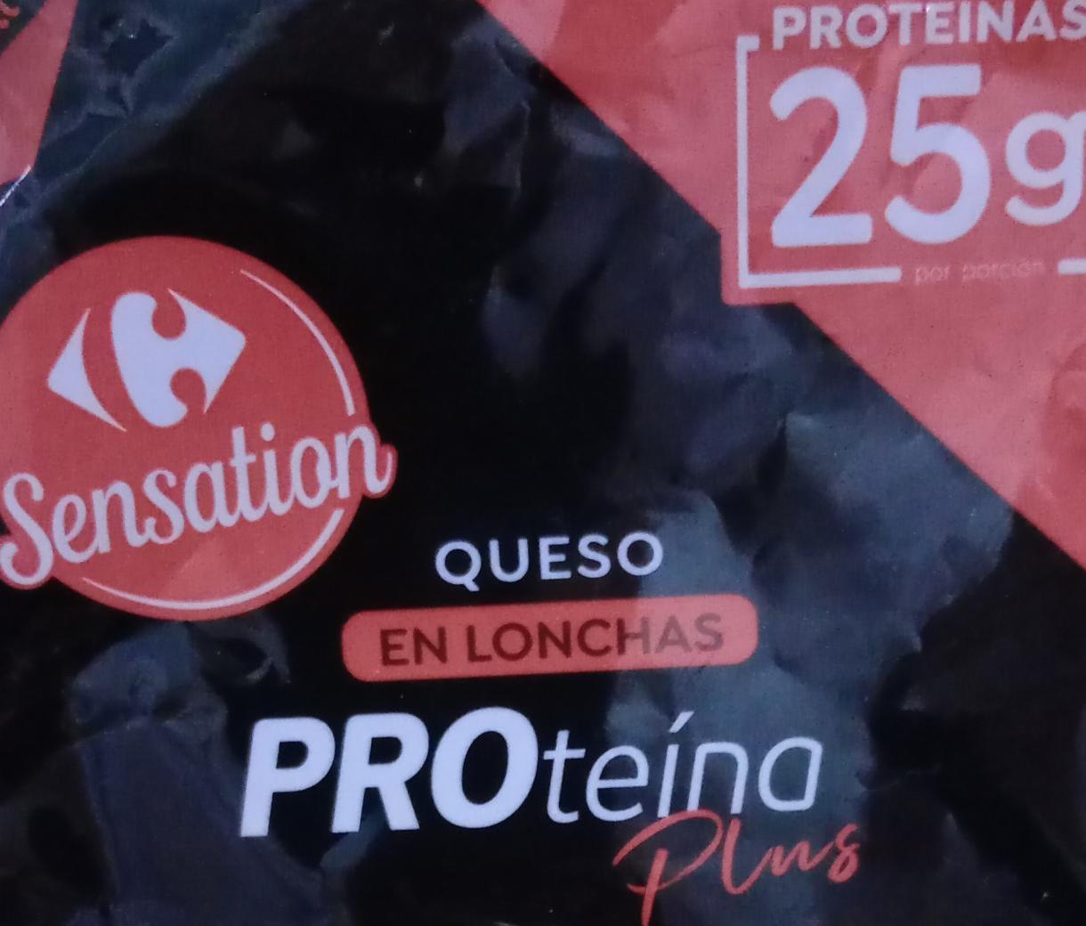 Фото - Queso en lonchas proteina plus Sensation