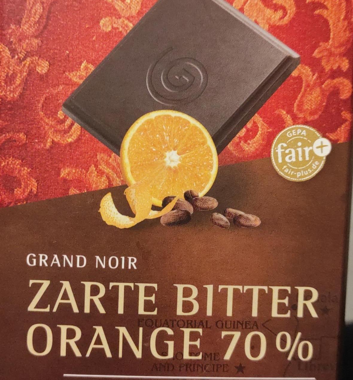 Фото - Zarte bitter schokolade orange 70% Gepa