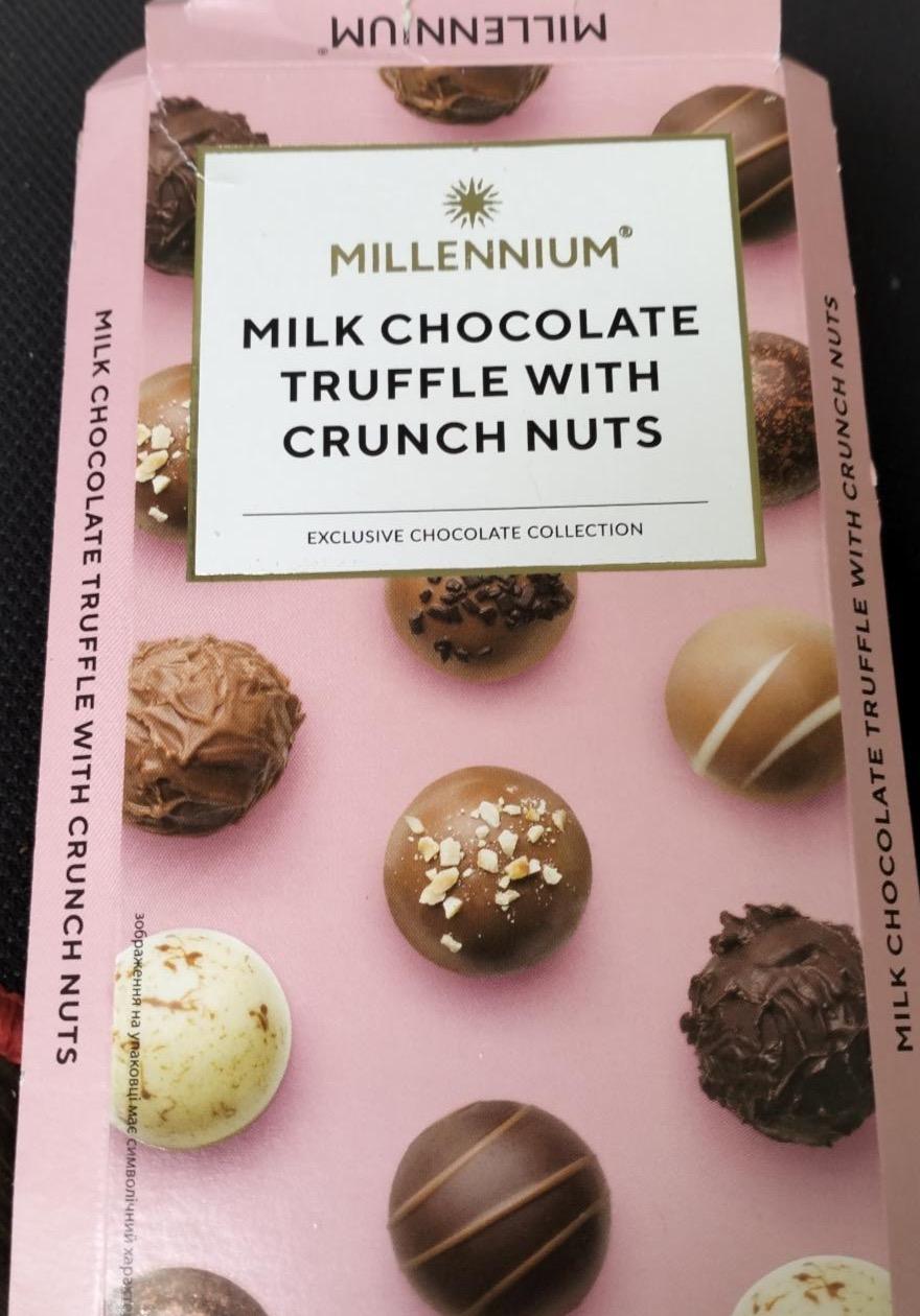 Фото - Milk chocolate truffele with crunch nuts Millennium