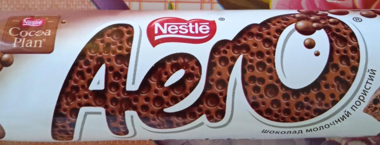 Фото - Шоколад молочний пористий Aero Nestle