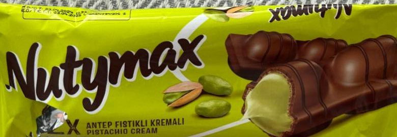 Фото - Nutymax pistachio cream wafer bar with pistachio cream filling coated with milk chocolate Solen