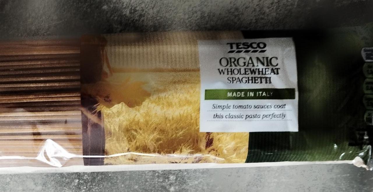 Фото - Organic wholewheat spaghetti Tesco