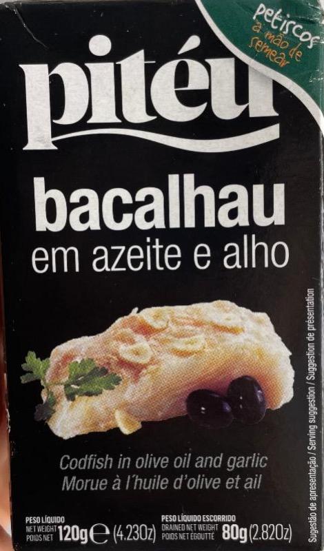 Фото - Bacalhau em azeite e alho Pitéu