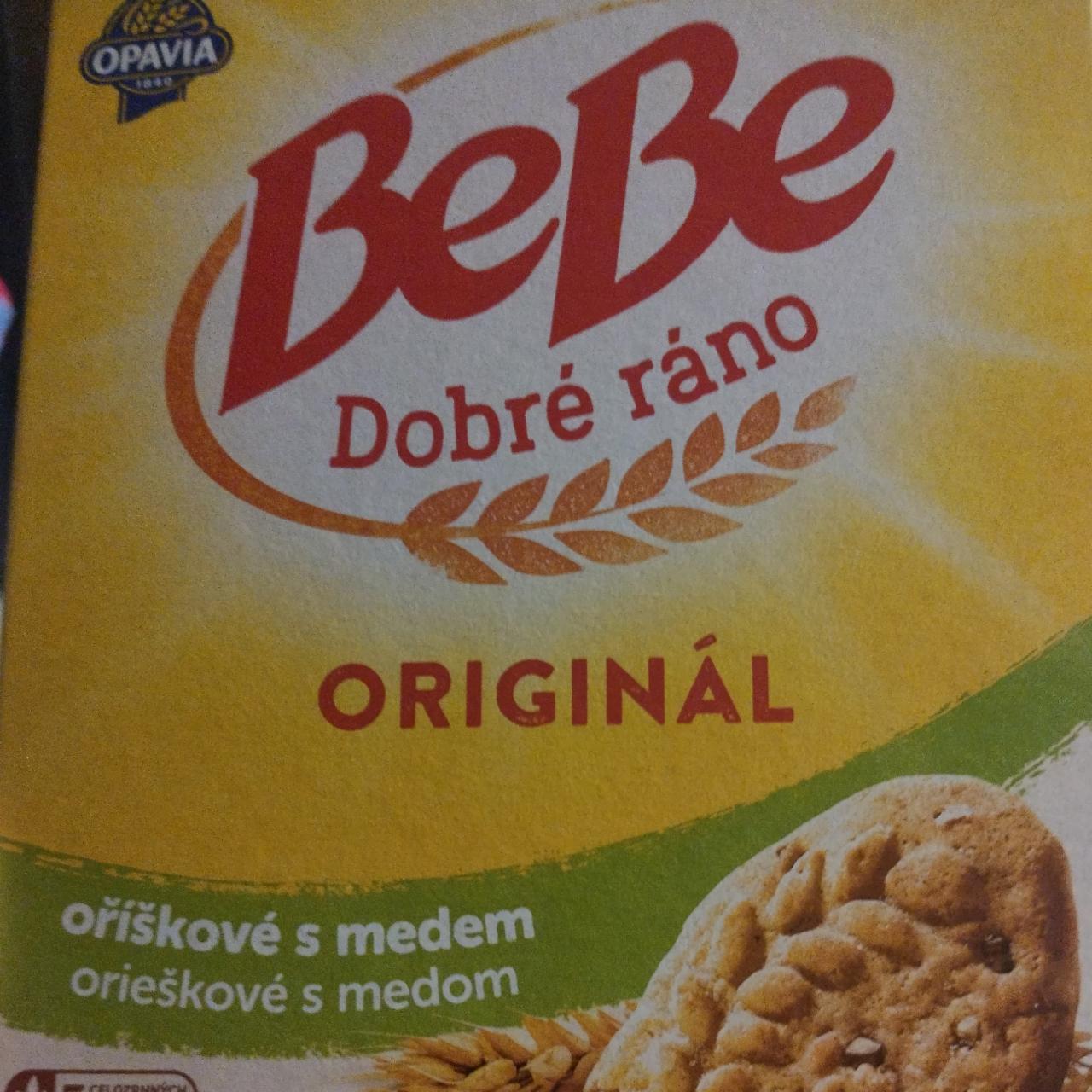 Фото - BeBe Dobré ráno originál oříškové s medem Opavia