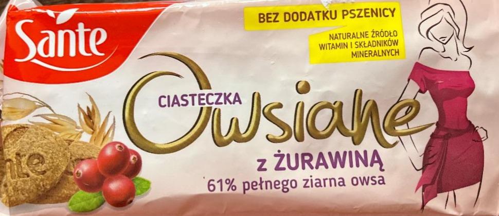 Фото - Ciasteczka owsiane z żurawiną Sante