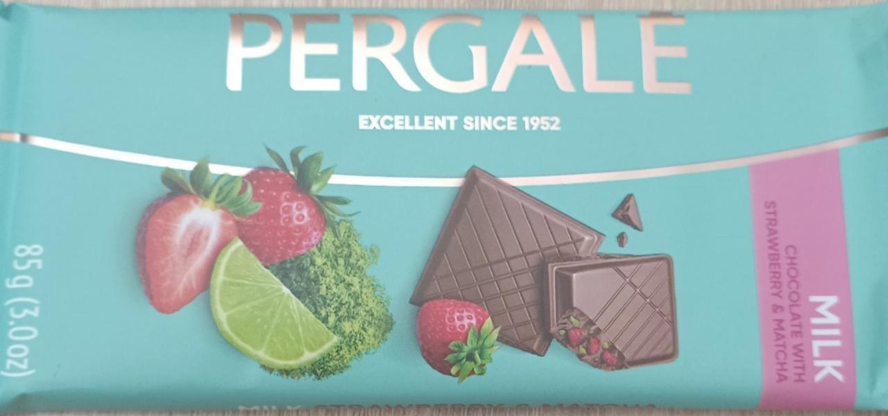 Фото - Milk Chocolate With Strawberry & Matcha Pergale