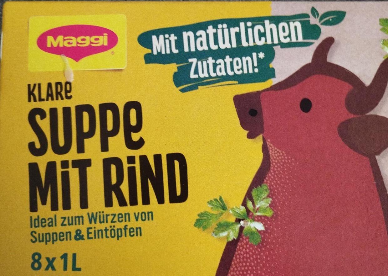 Фото - Klare Suppe mit Rind Maggi