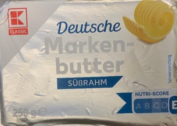 Фото - Deutsche Markenbutter Süßrahm K-Classic