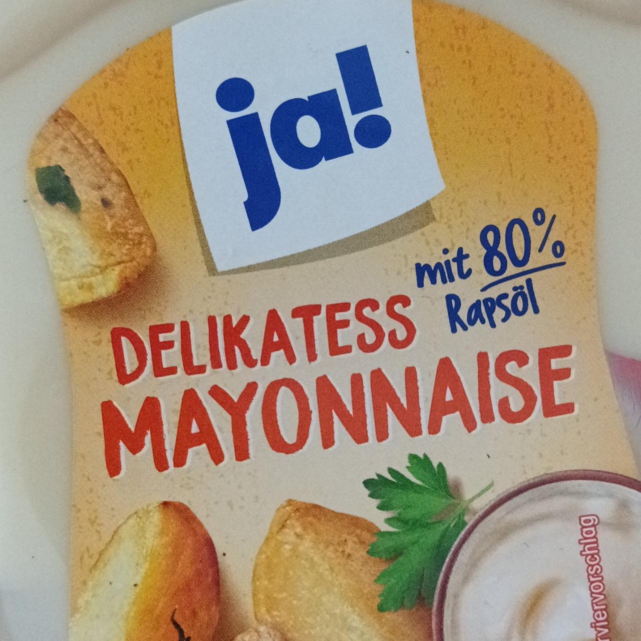 Фото - Delikatess mayonnaise mit 80% rapsöl ja!